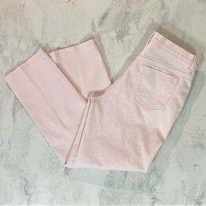 Gloria Vanderbilt Amanda Light Pink Colored Jeans Size 12